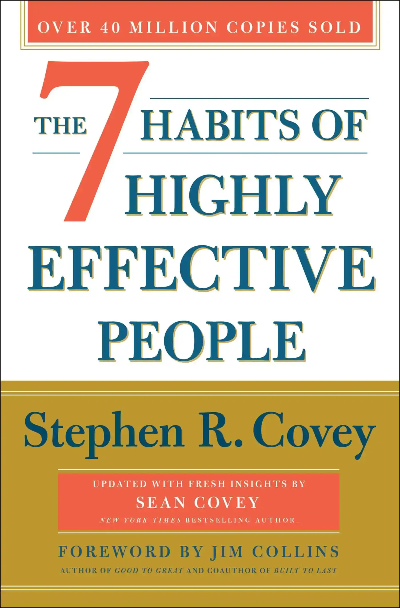 Les 7 Habitudes des Gens Hautement Efficaces par Stephen R. Covey, Meilleurs Vendeurs de Livres de Motivation Personnelle